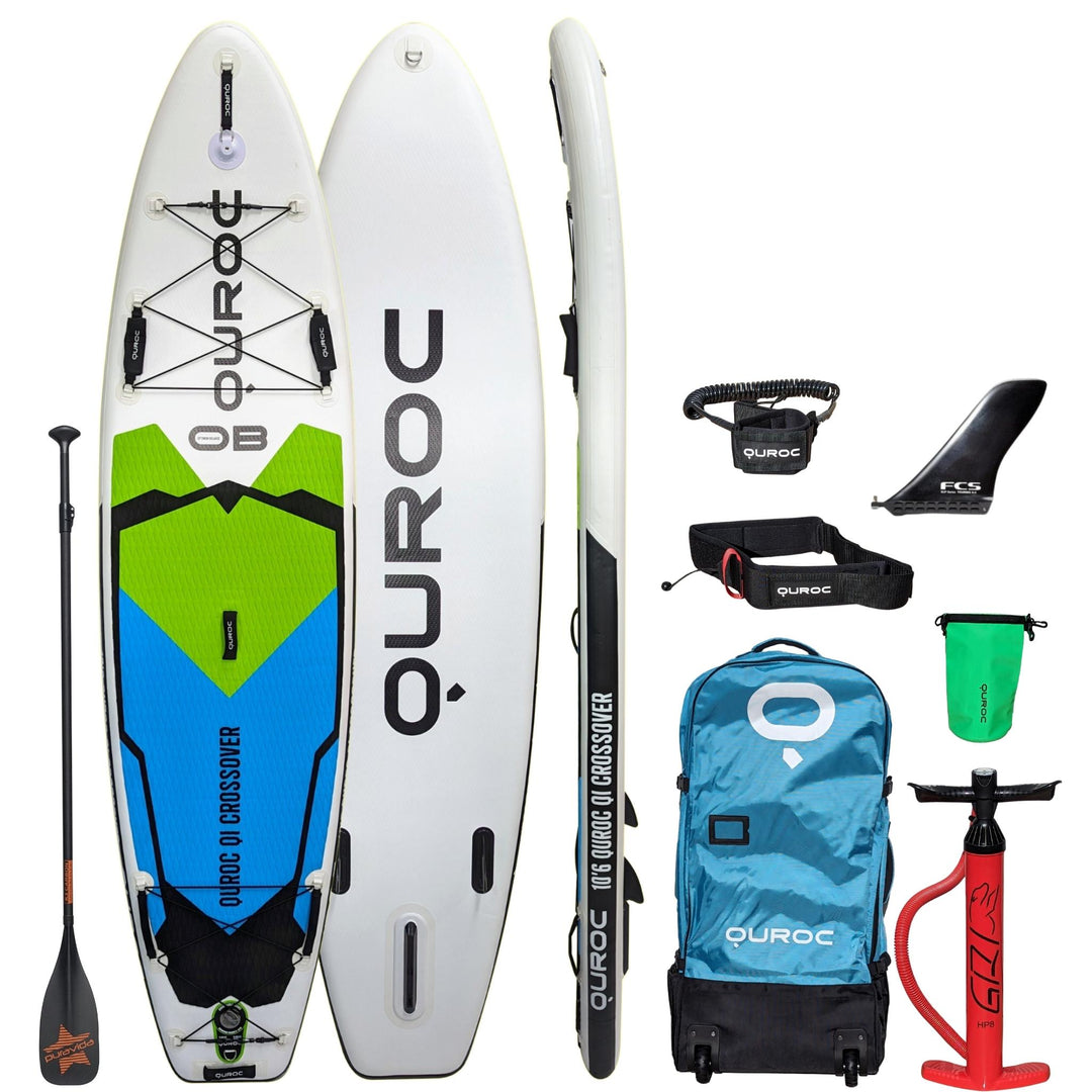 Quroc Qi Crossover 10'6 Inflatable Paddle Board Package